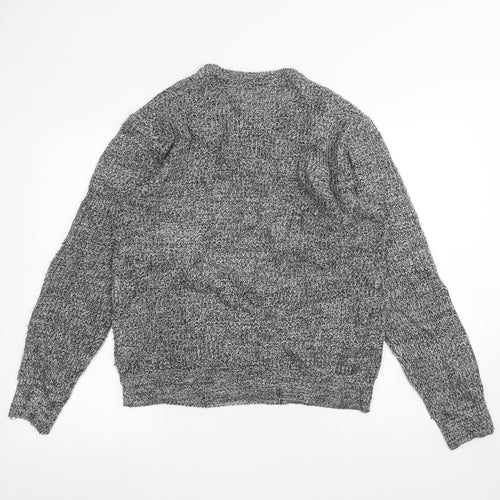 Avenue Mens Grey   Pullover Jumper Size M