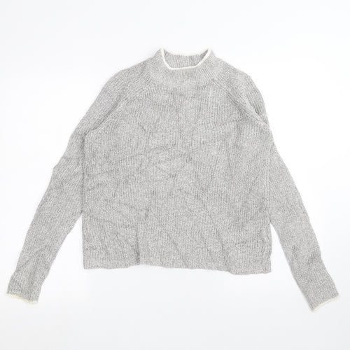 H&M Womens Grey   Pullover Jumper Size S