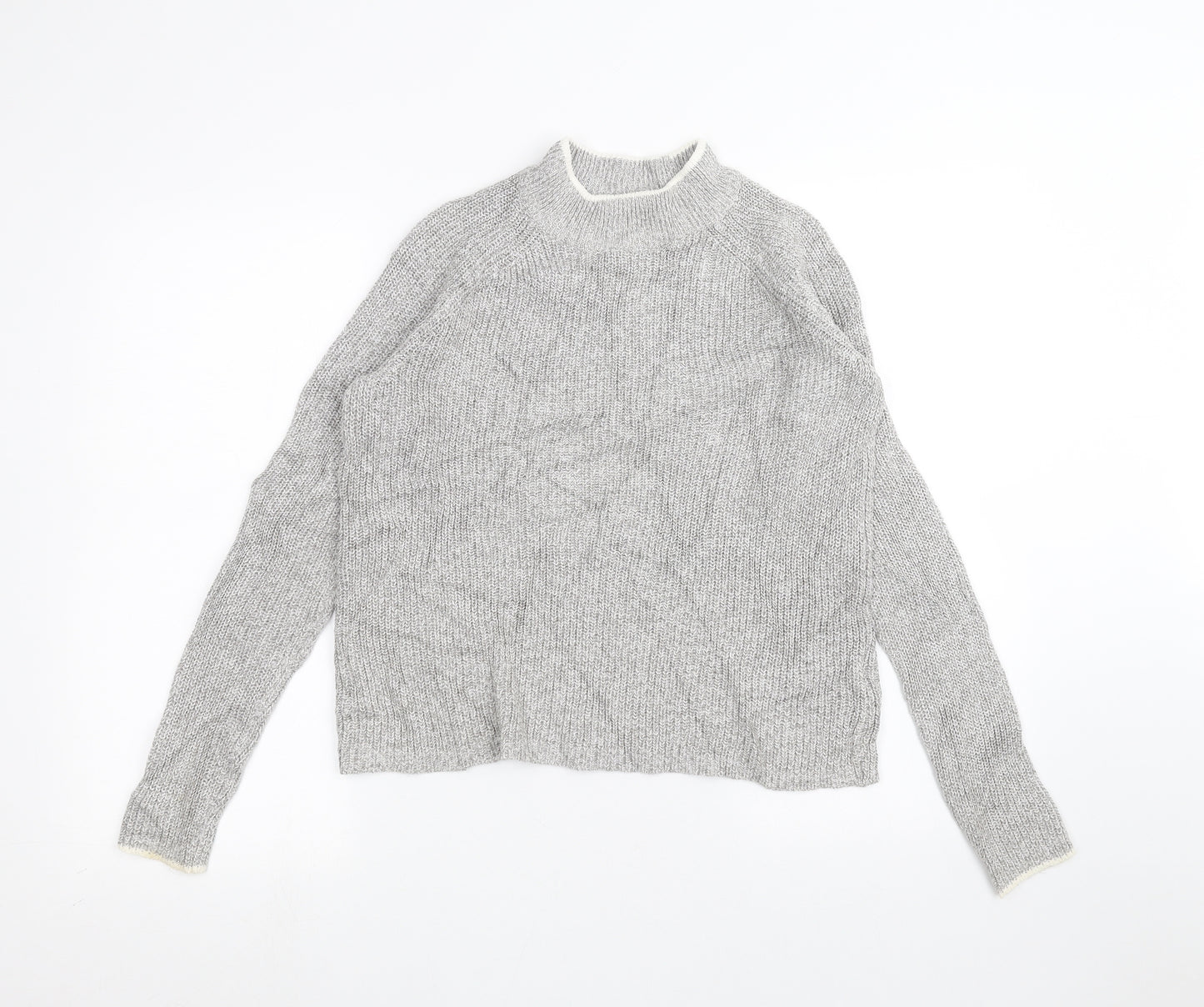 H&M Womens Grey   Pullover Jumper Size S