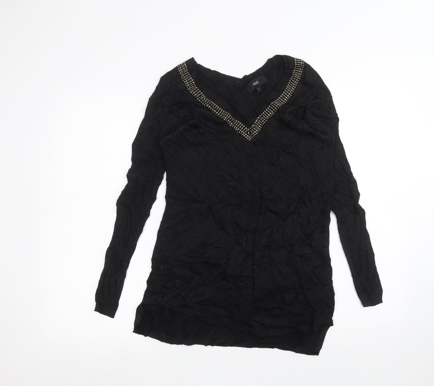 NEXT Womens Black   Basic T-Shirt Size 6