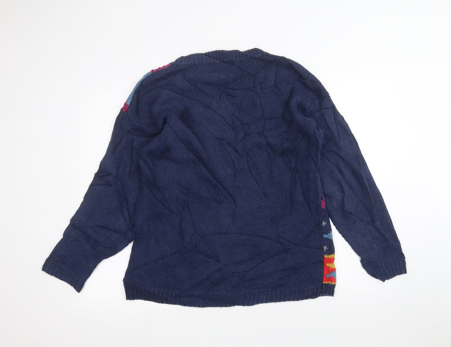Crystal Kobe Womens Blue   Pullover Jumper Size L