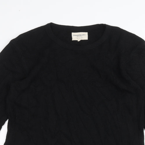 Cedar Wood State Womens Black   Pullover Jumper Size 2XL