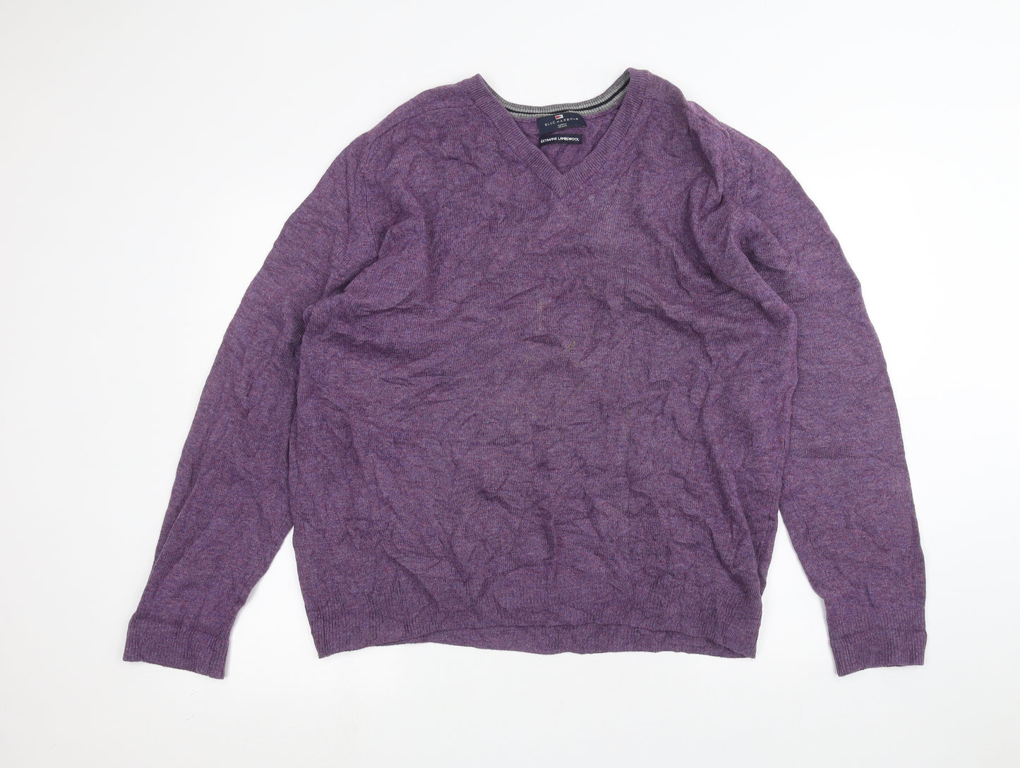 Marks and Spencer Mens Purple   Pullover Jumper Size L