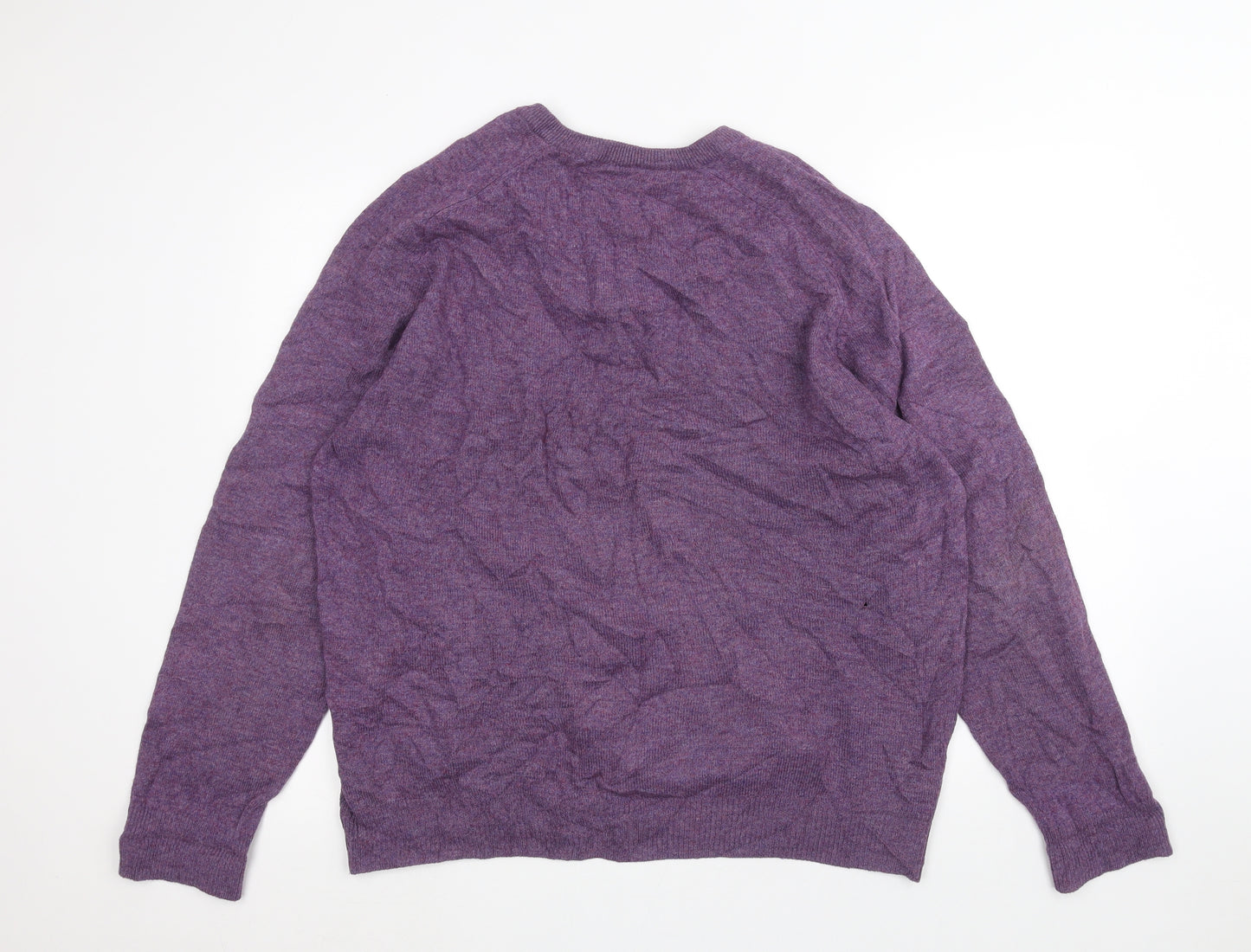 Marks and Spencer Mens Purple   Pullover Jumper Size L