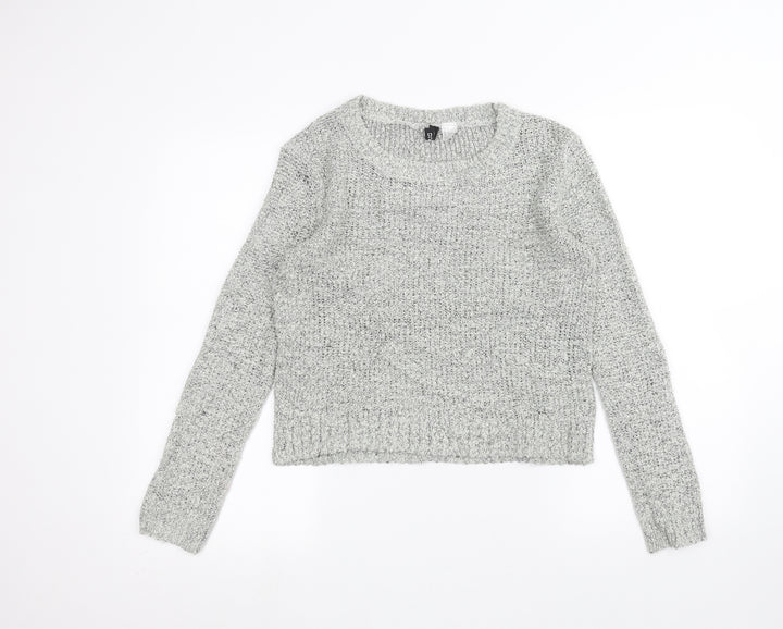 H&M Womens Grey   Pullover Jumper Size S