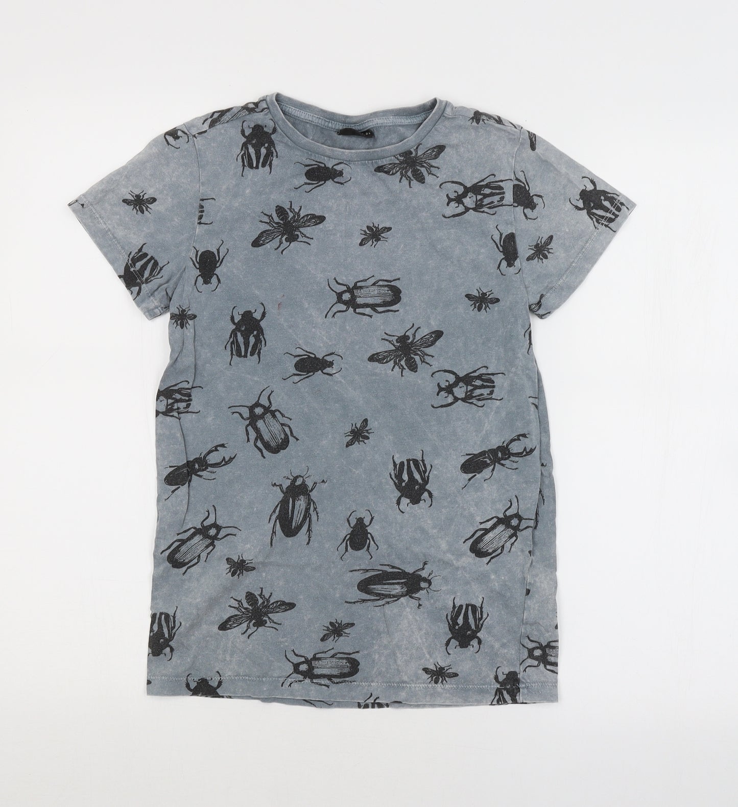 NEXT Boys Grey Animal Print  Basic T-Shirt Size 10 Years