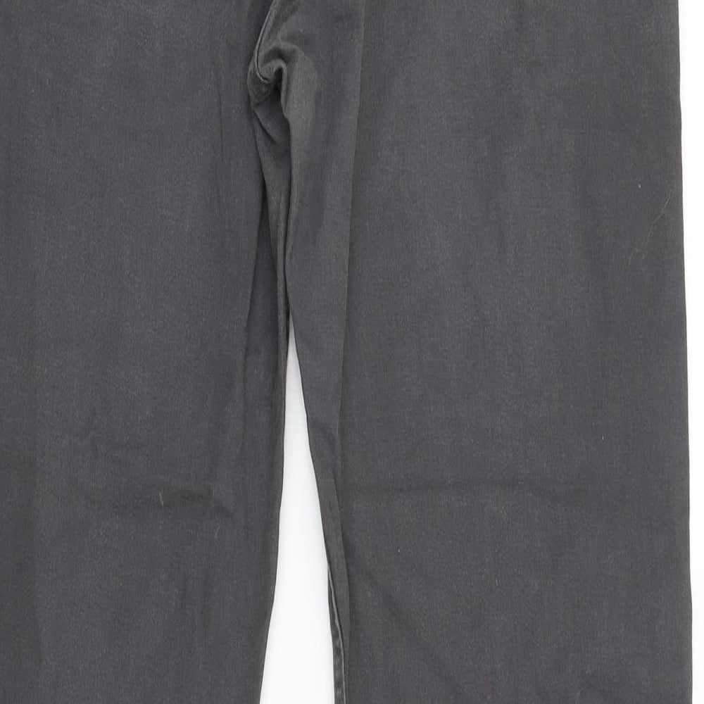 H&M Womens Grey   Straight Jeans Size 6 L32 in