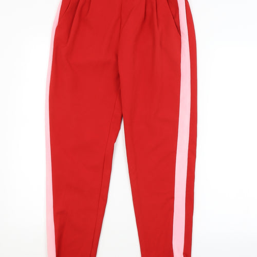 Preworn Womens Red   Jogger Trousers Size M L26 in