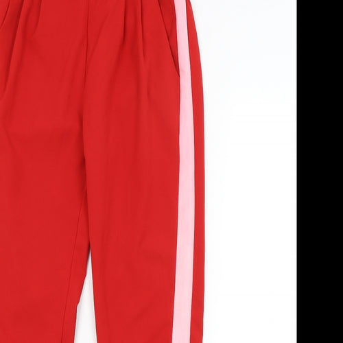 Preworn Womens Red   Jogger Trousers Size M L26 in