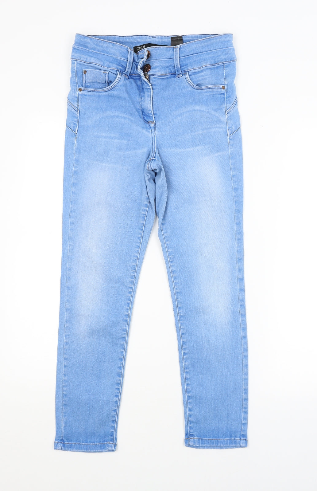 NEXT Womens Blue   Cropped Jeans Size 10 L24 in