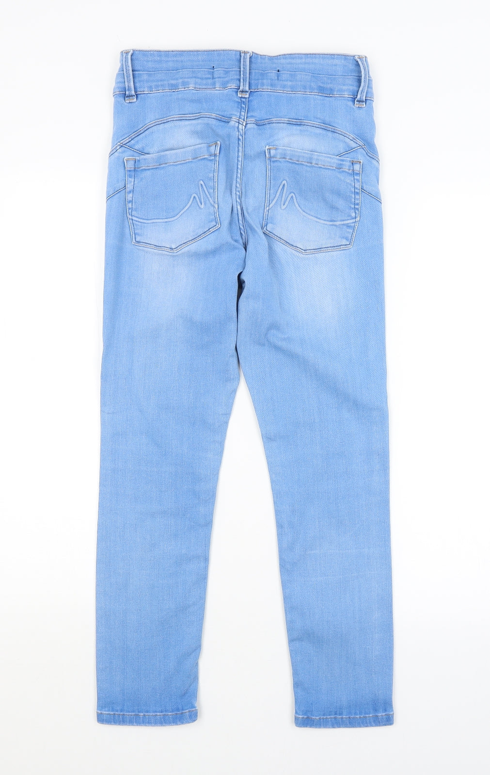 NEXT Womens Blue   Cropped Jeans Size 10 L24 in