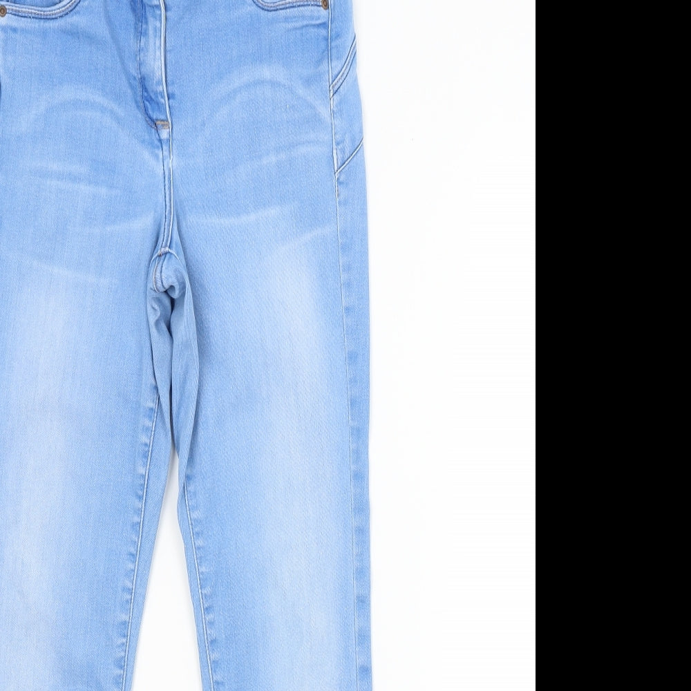 NEXT Womens Blue   Cropped Jeans Size 10 L24 in