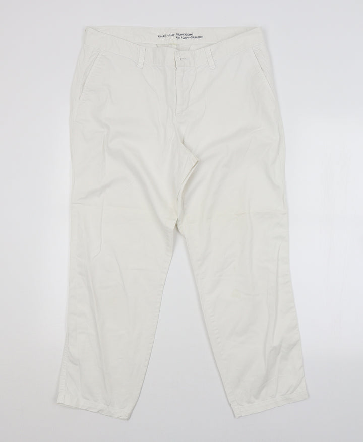 Gap Womens White   Trousers   L25 in