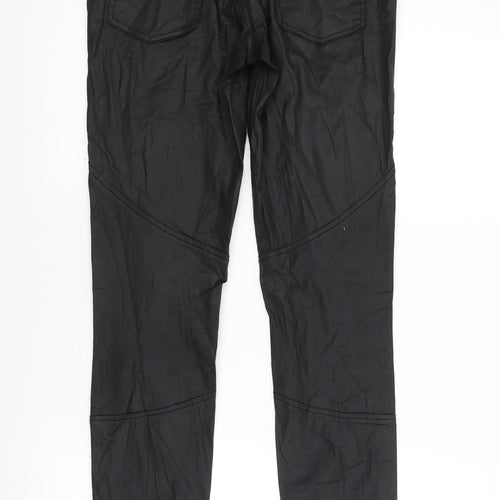 Preworn Womens Black   Trousers  Size 28 in L34 in