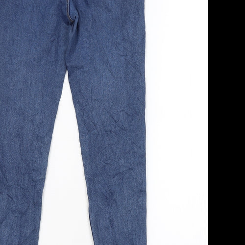 SINSAY Womens Blue   Skinny Jeans Size 14 L28 in