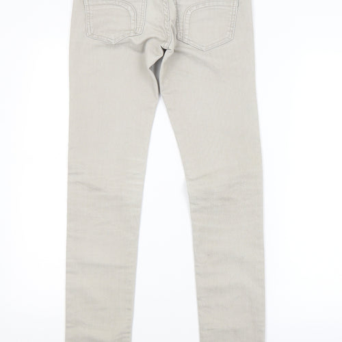 Preworn Womens Grey   Skinny Jeans Size 6 L31 in
