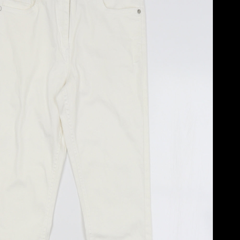 TU Womens White   Skinny Jeans Size 12 L27 in