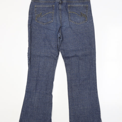 Maine New England Womens Blue   Bootcut Jeans Size 21 in L28 in