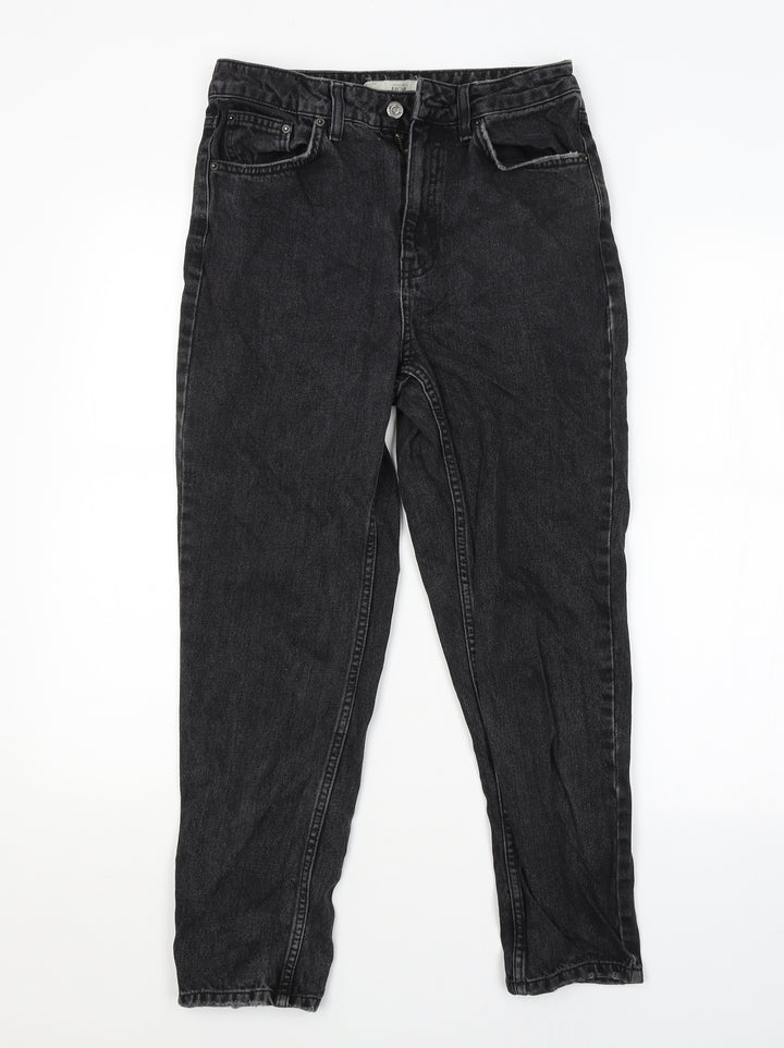 Topshop Womens Grey   Skinny Jeans Size 28 in L30 in