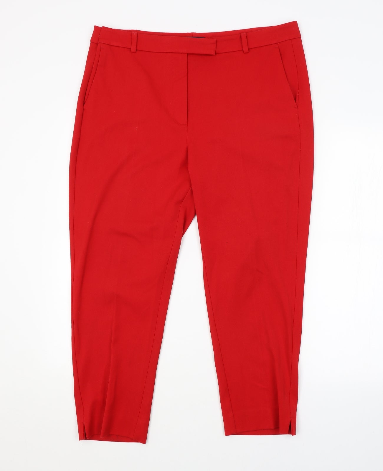 M&S Womens Red   Trousers   L24 in