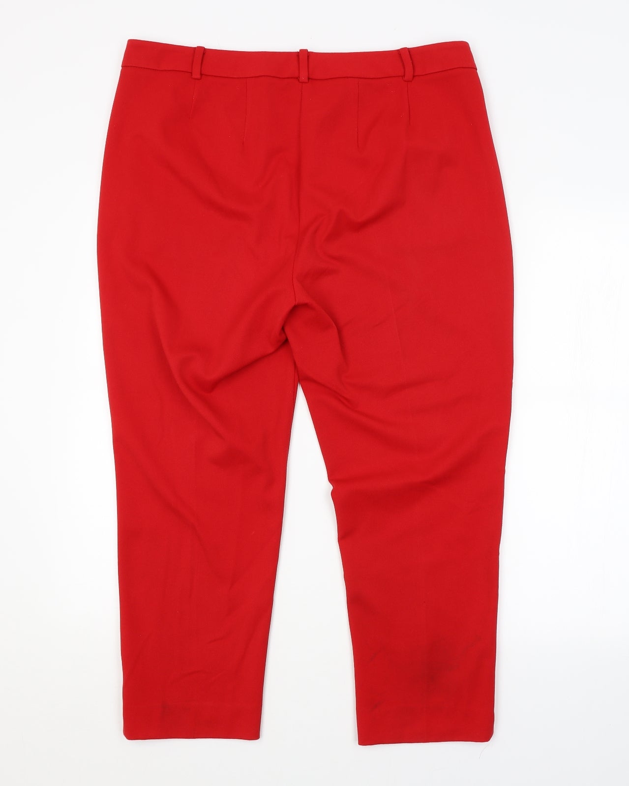 M&S Womens Red   Trousers   L24 in