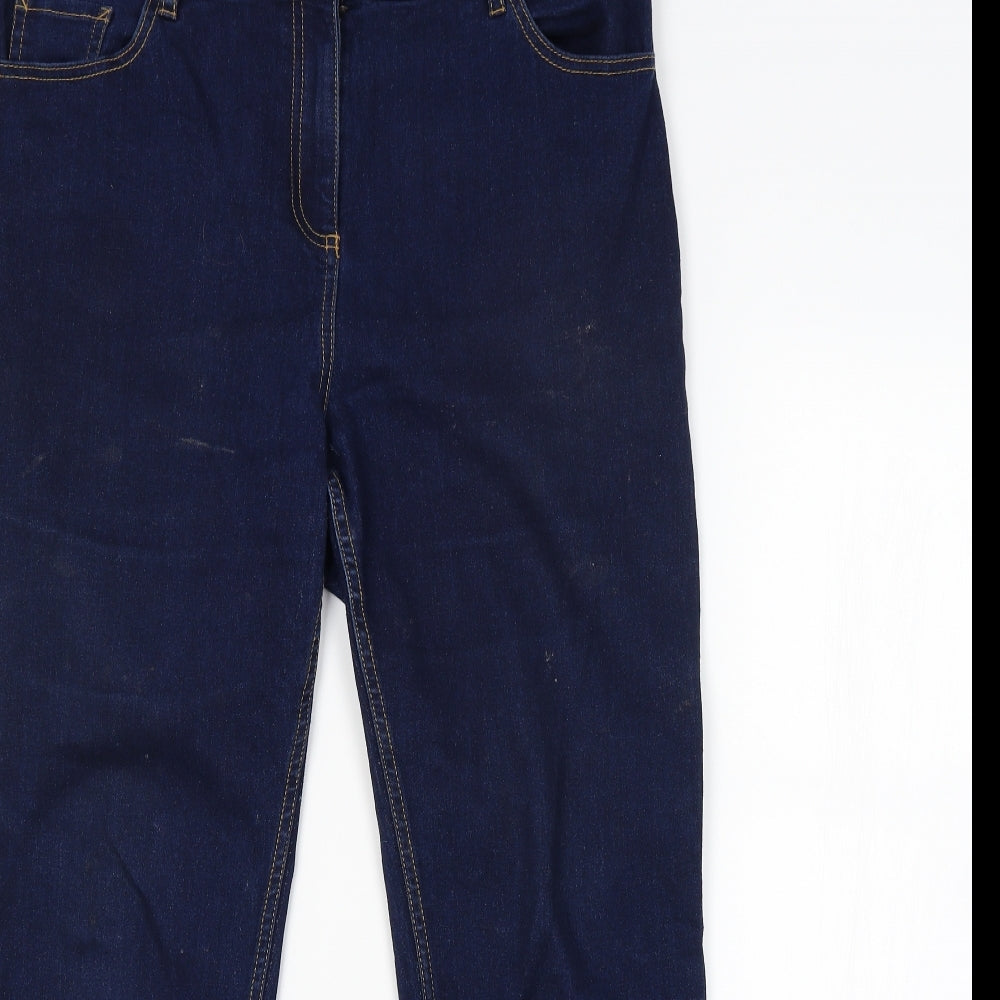 /DENIM Womens Blue   Straight Jeans Size 16 L27 in