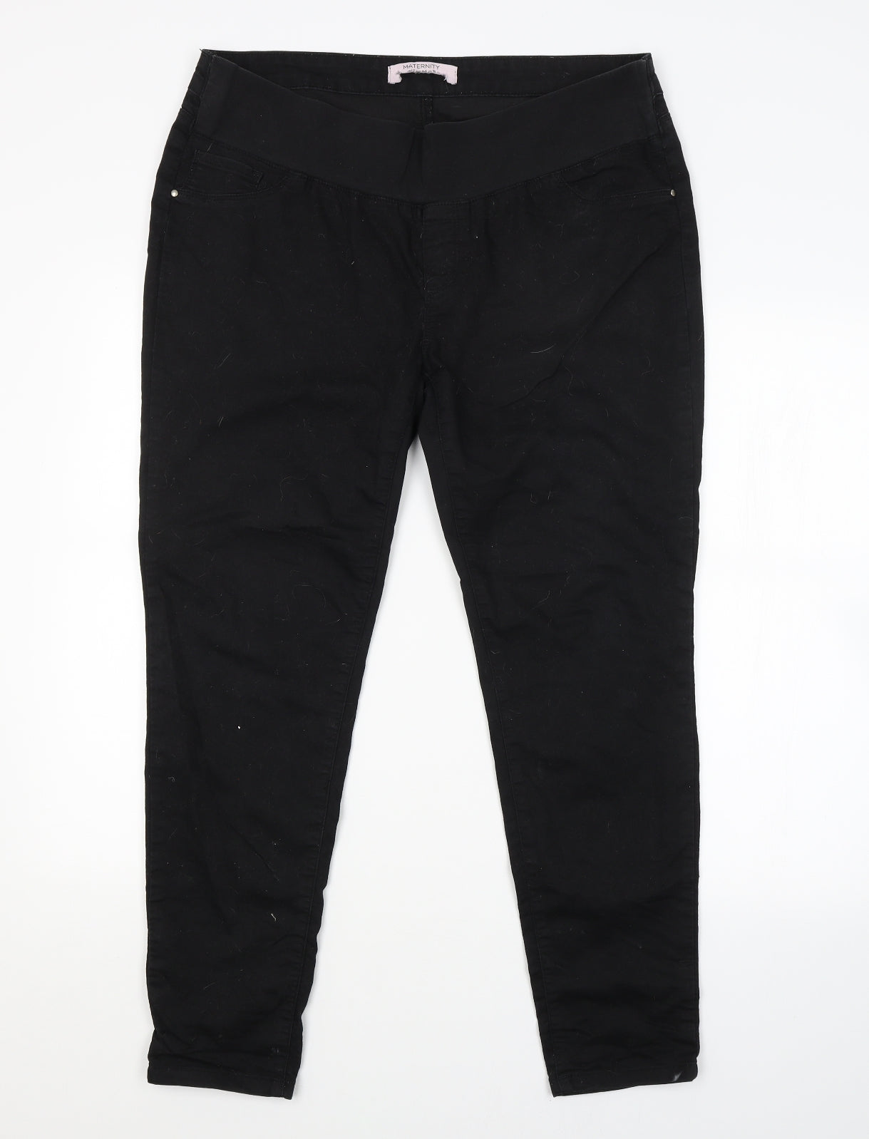 Preworn Womens Black   Straight Jeans Size 12 L28 in