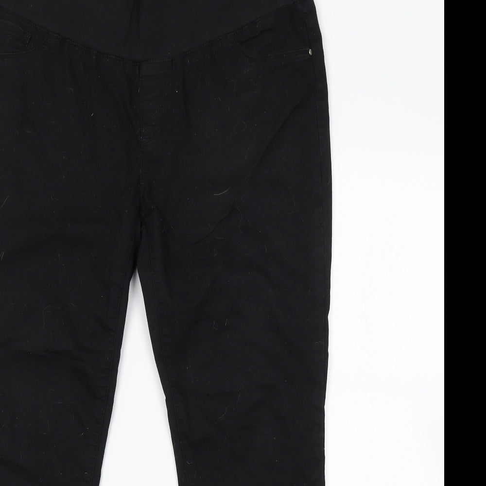Preworn Womens Black   Straight Jeans Size 12 L28 in