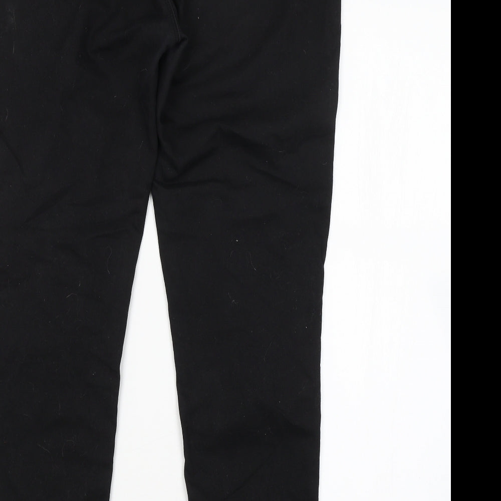 Preworn Womens Black   Straight Jeans Size 12 L28 in