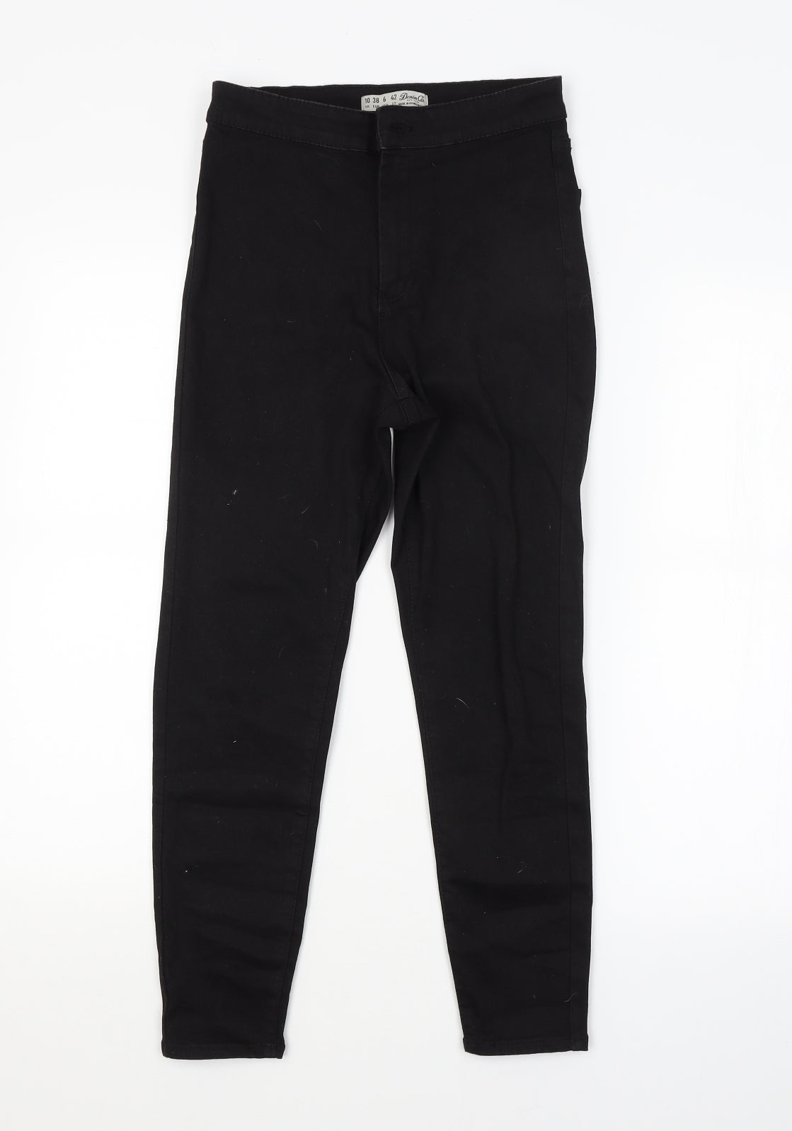 DENIM CO. Womens Black   Skinny Jeans Size 10 L24 in