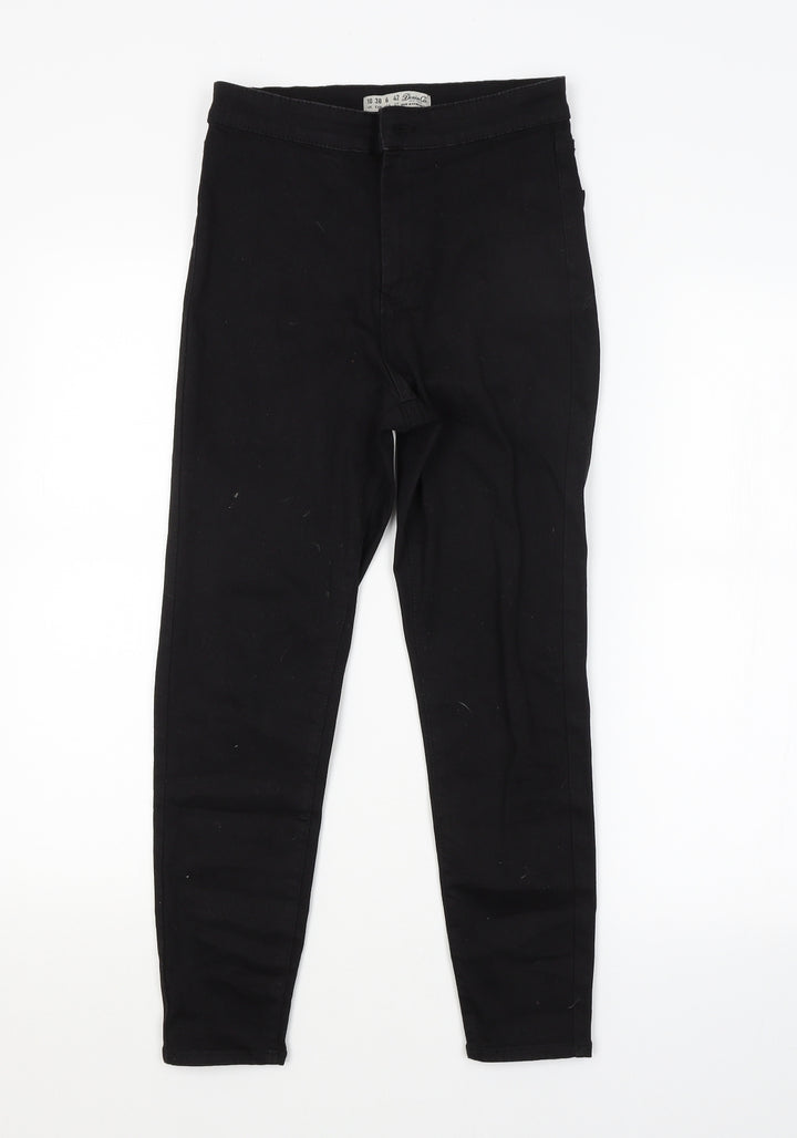 DENIM CO. Womens Black   Skinny Jeans Size 10 L24 in