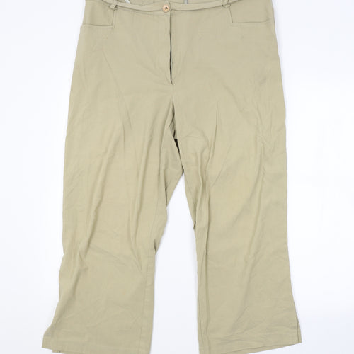 Preworn Womens Green   Trousers  Size 22 L24 in