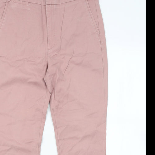 Zara Womens Pink   Trousers  Size 14 L26 in