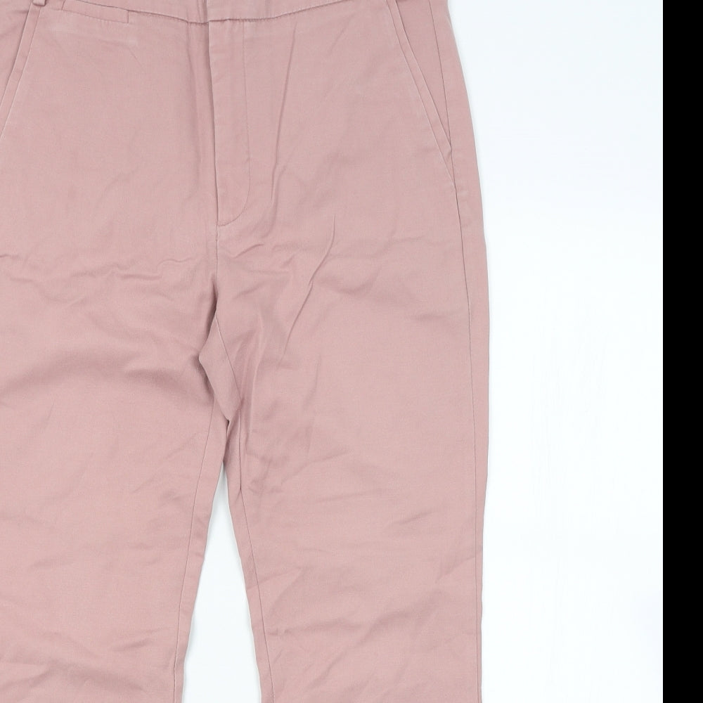 Zara Womens Pink   Trousers  Size 14 L26 in