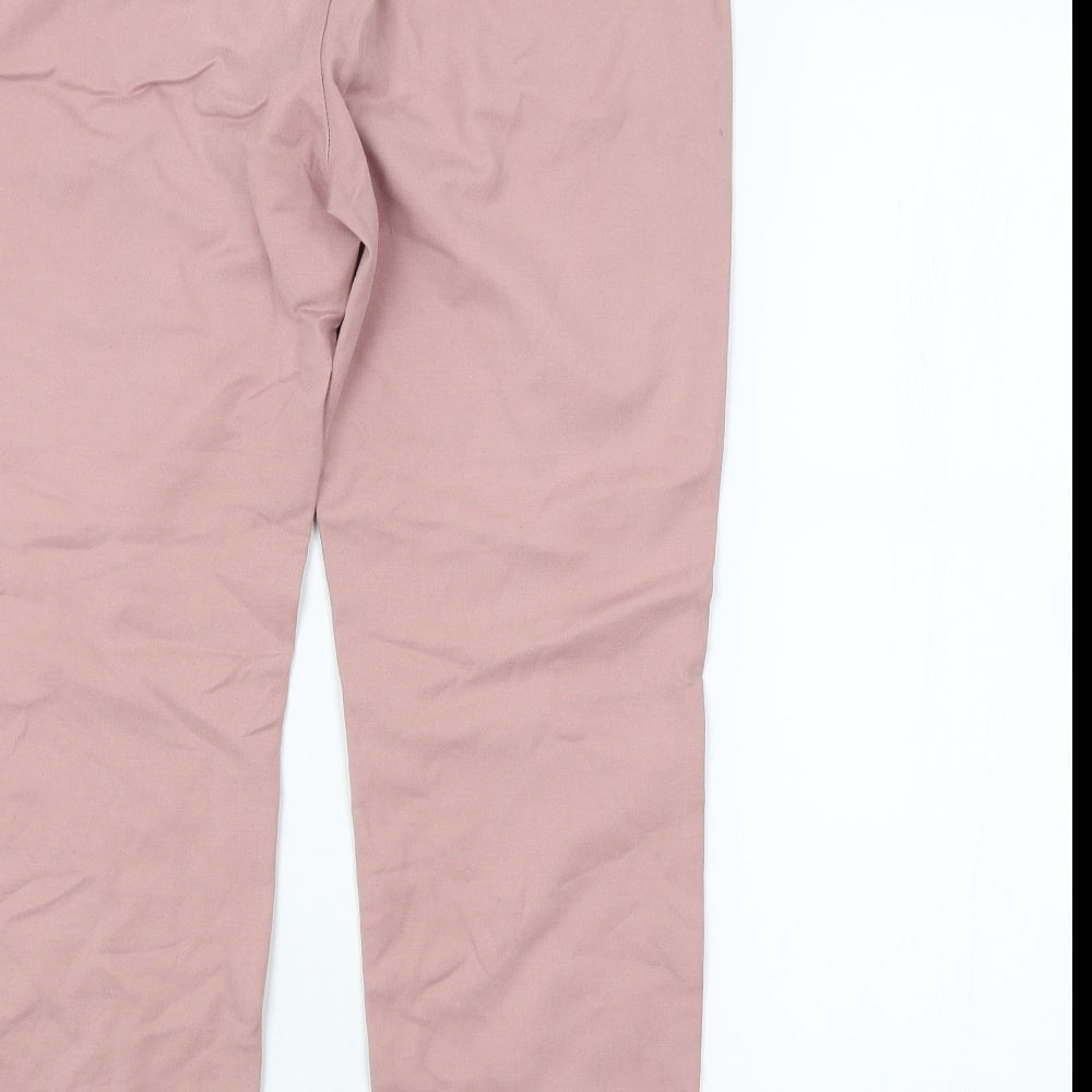 Zara Womens Pink   Trousers  Size 14 L26 in