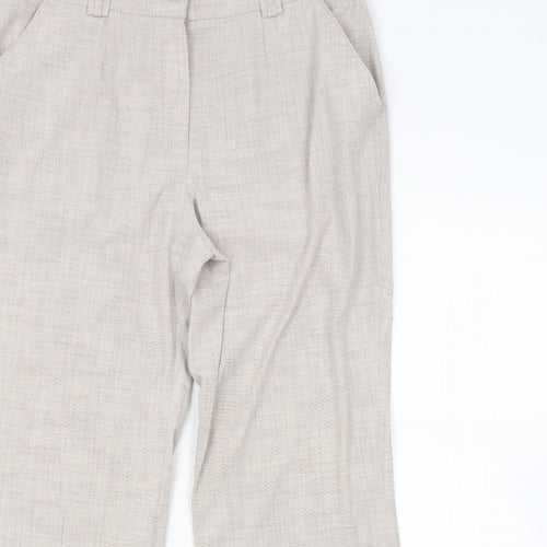 ANNA ROSE Womens Beige   Trousers  Size 18 L29 in