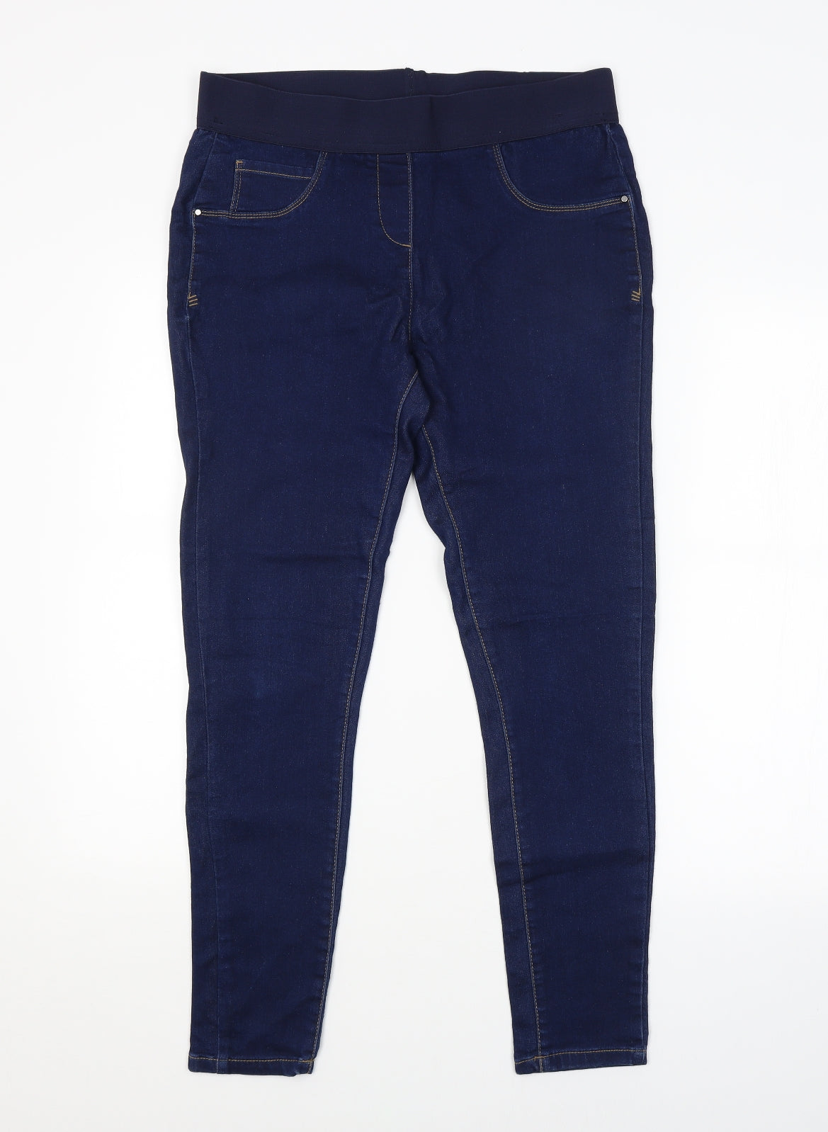 Preworn Womens Blue   Jegging Jeans Size 14 L26 in