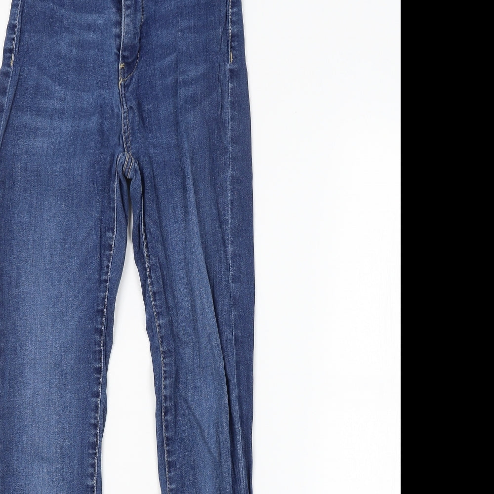 TALLY WEiJL Womens Blue   Skinny Jeans Size 8 L28 in