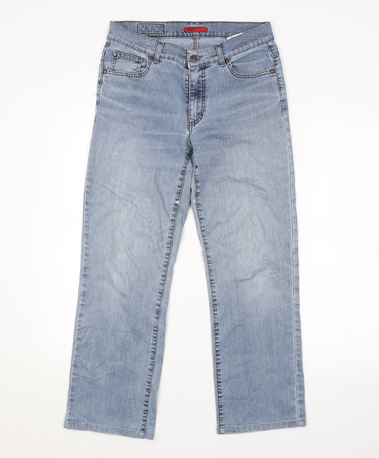 Angels Womens Blue   Straight Jeans Size 10 L26 in