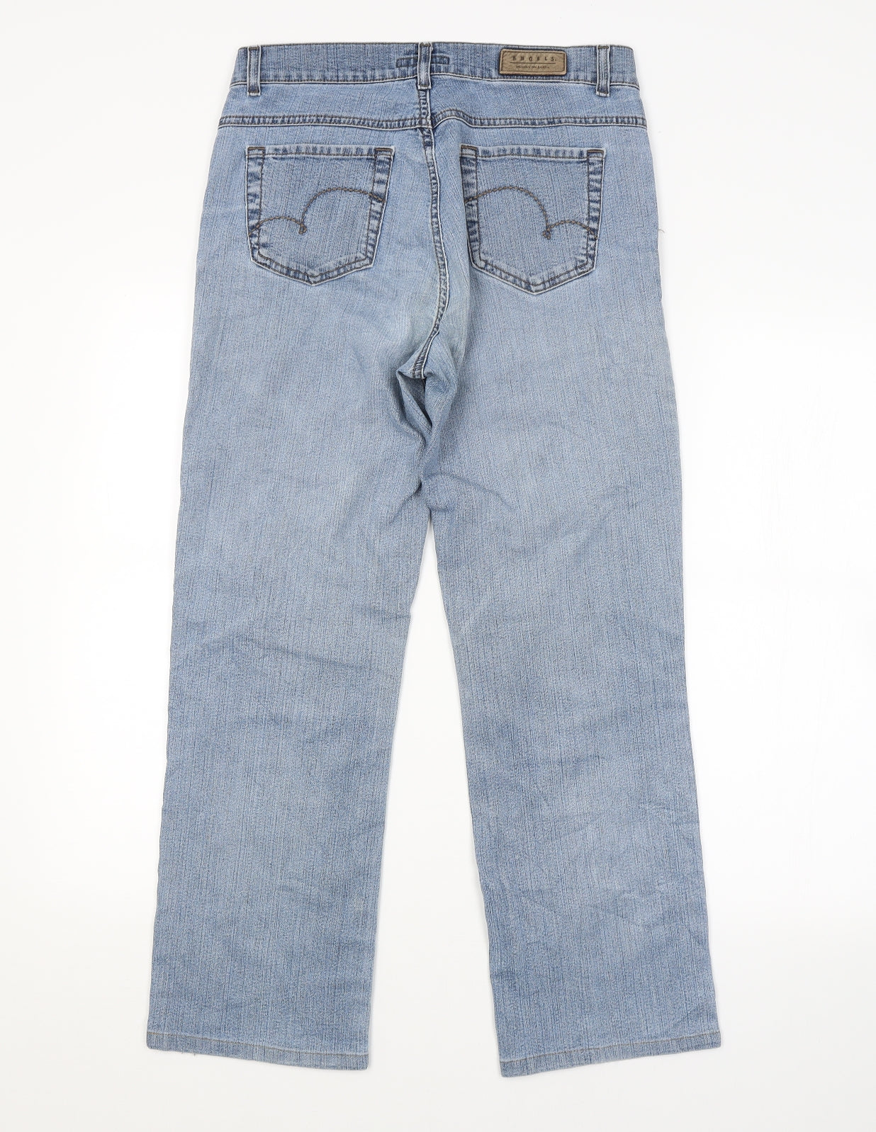 Angels Womens Blue   Straight Jeans Size 10 L26 in