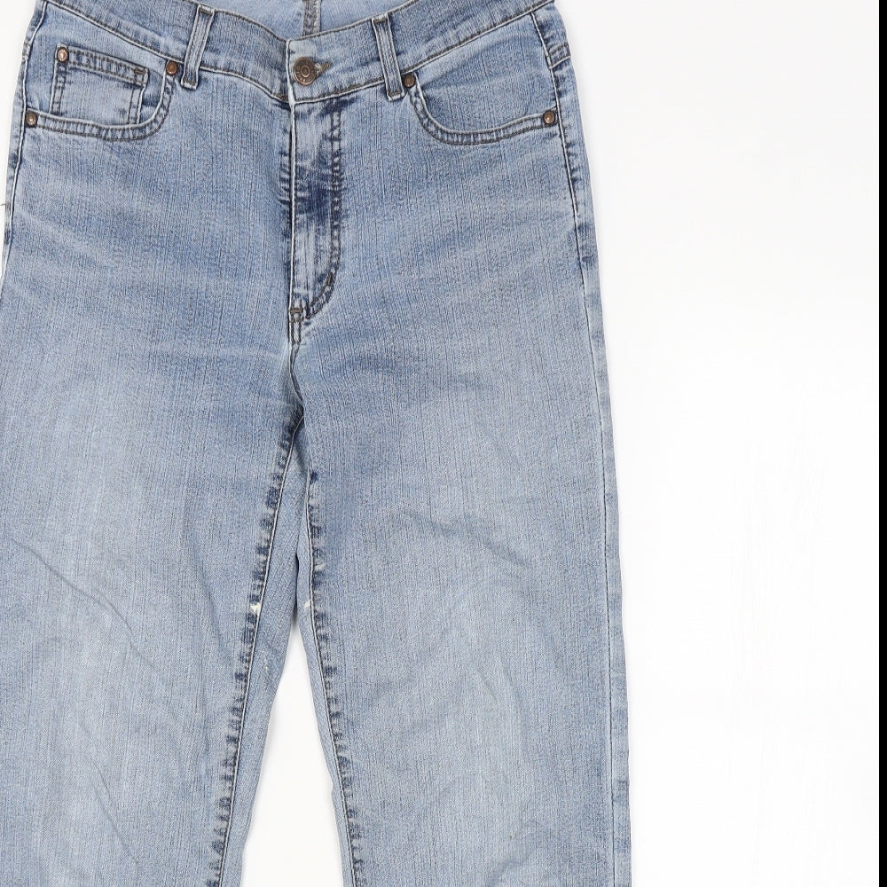 Angels Womens Blue   Straight Jeans Size 10 L26 in