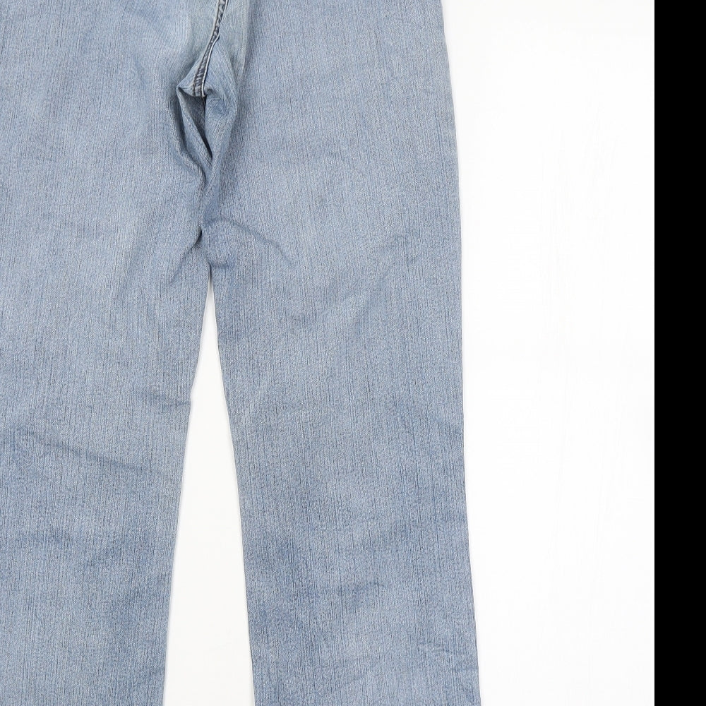 Angels Womens Blue   Straight Jeans Size 10 L26 in