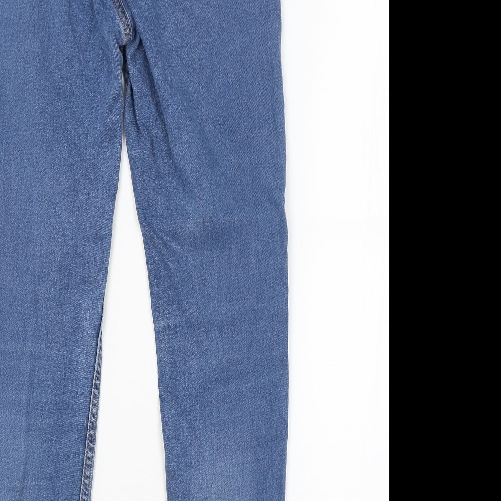 M&S Womens Black   Straight Jeans Size 10 L24 in
