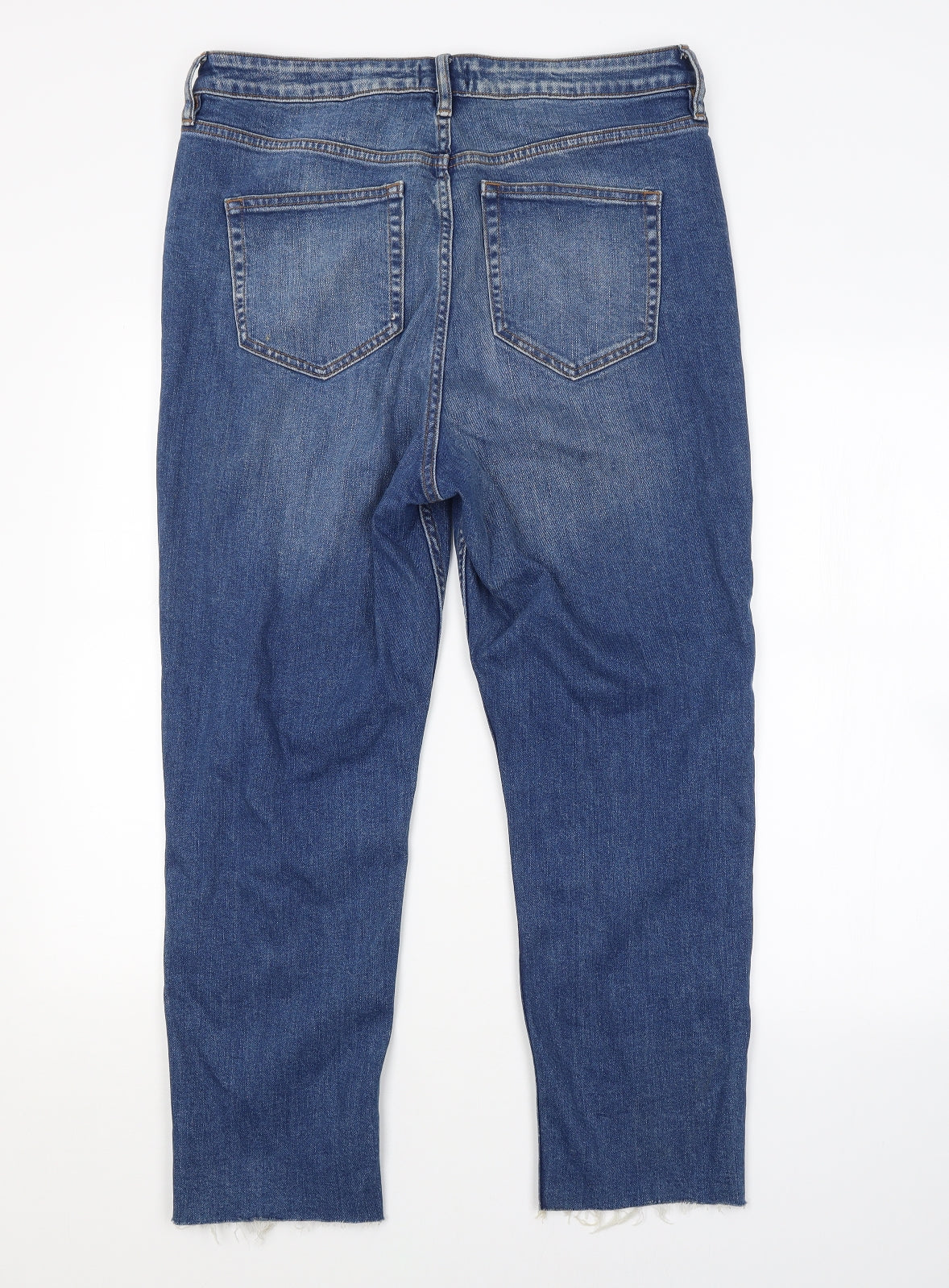 F&F Womens Blue   Cropped Jeans Size 16 L26 in