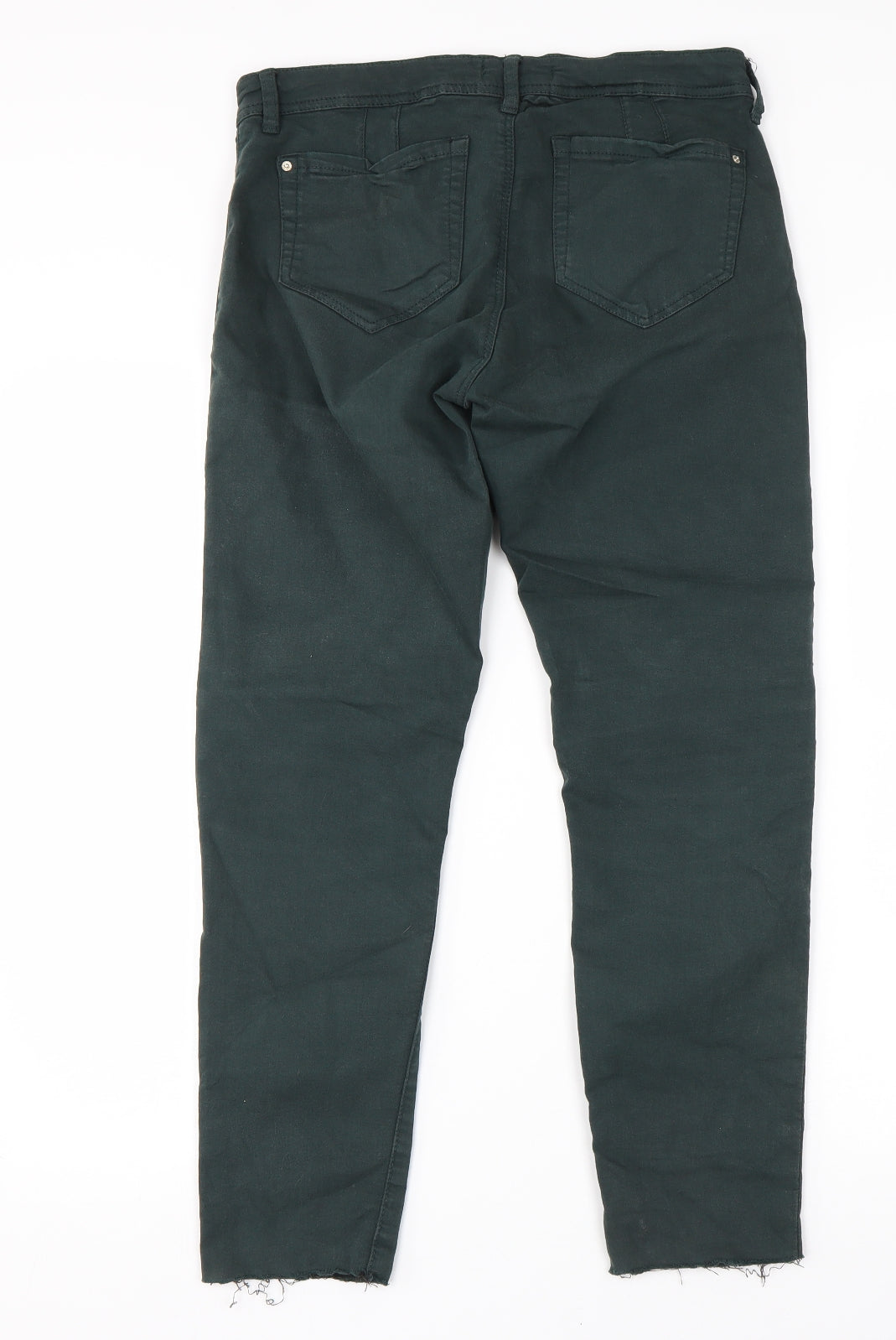 Bershka Womens Green   Skinny Jeans Size 10 L26 in