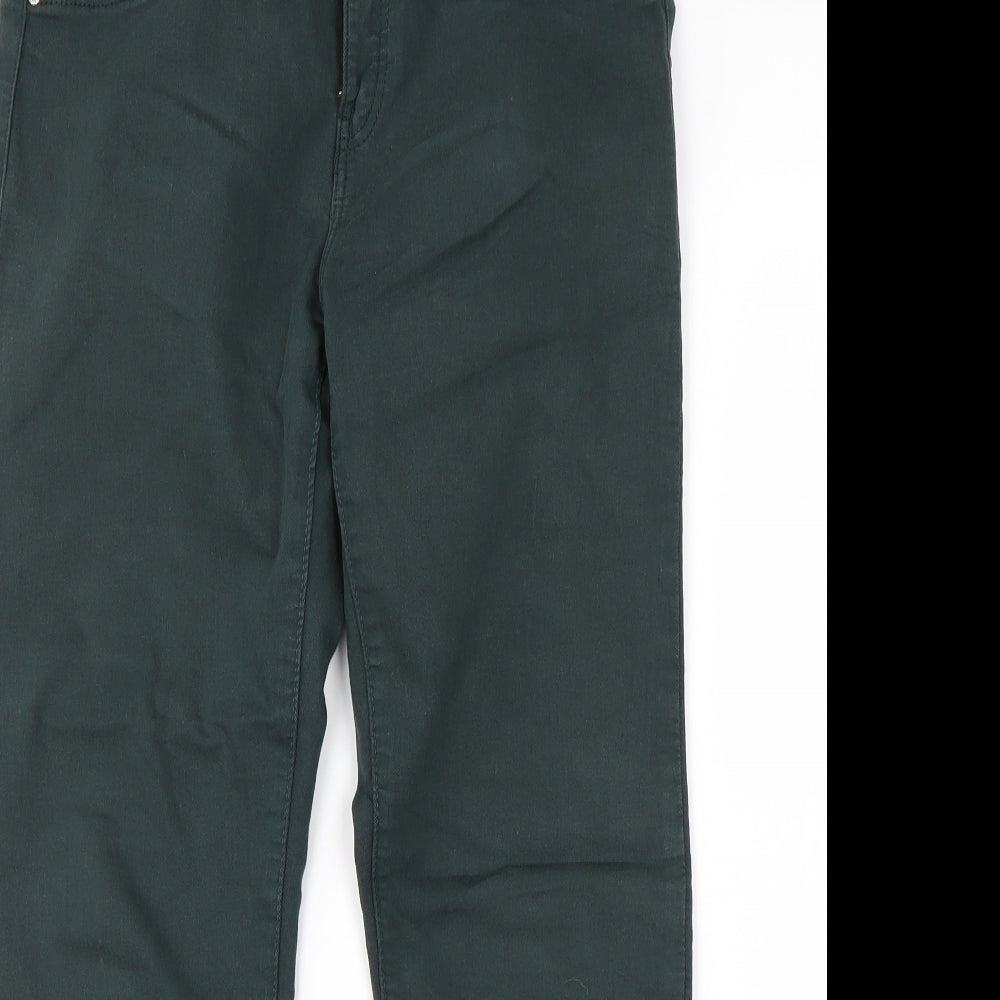 Bershka Womens Green   Skinny Jeans Size 10 L26 in
