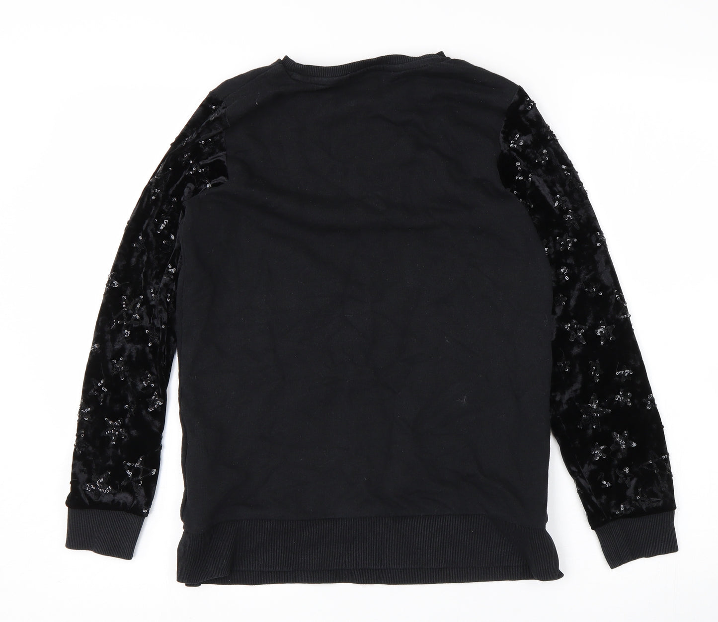 M&S Girls Black   Pullover Jumper Size 11-12 Years