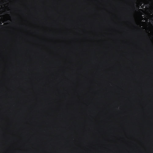 M&S Girls Black   Pullover Jumper Size 11-12 Years