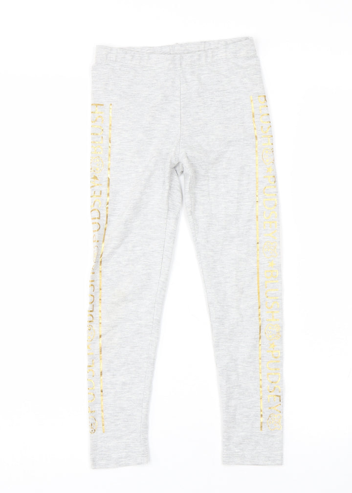 Geoge Girls Grey Pyjama Pants Size 7-8 Years - Children in Need