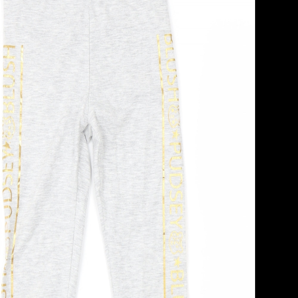 Geoge Girls Grey    Pyjama Pants Size 7-8 Years  - Children in Need